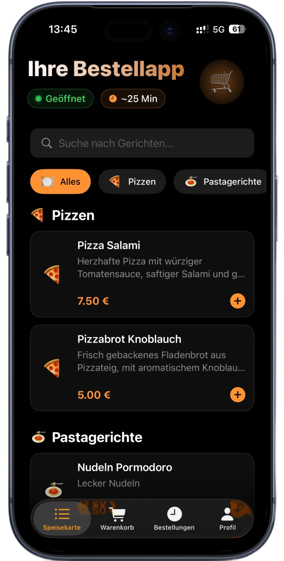 Zoyss App Interface